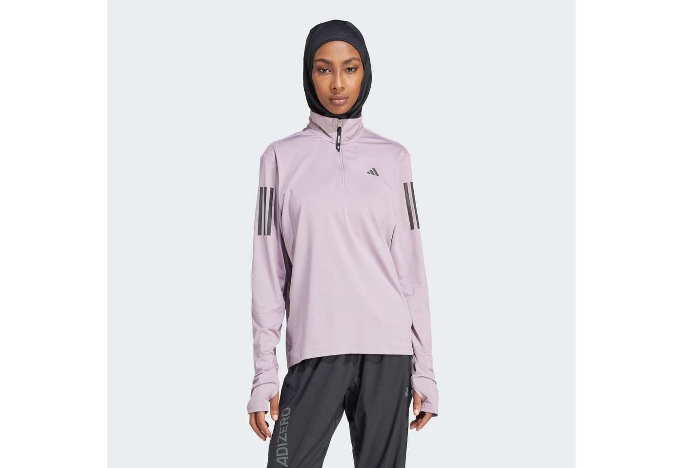 adidas Performance Laufshirt OWN THE RUN HALF-ZIP OBERTEIL von adidas Performance