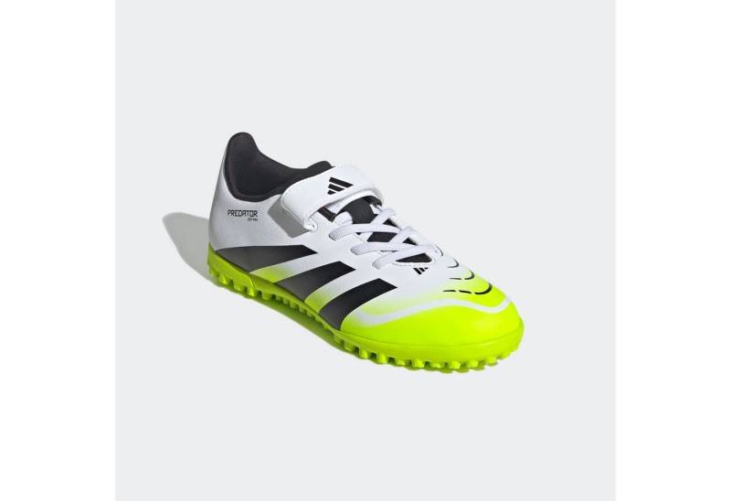 adidas Performance PREDATOR CLUB HOOK-AND-LOOP KUNSTRASENSCHUHE KIDS Fußballschuh geeignet für harte Untergründe Asche und Kunstrasen von adidas Performance