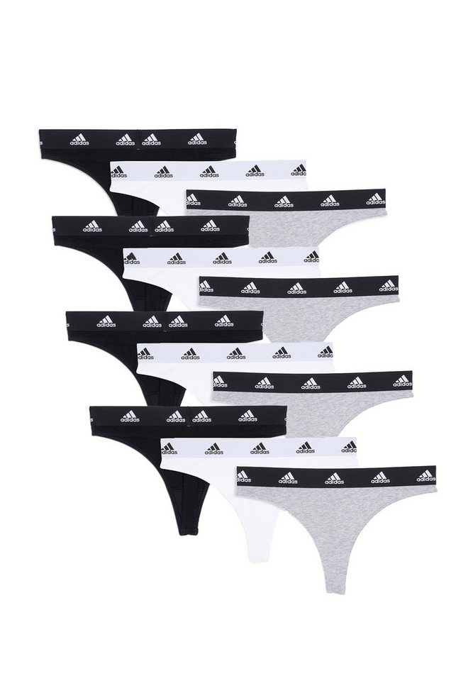 adidas Performance Panty Sportswear Thong 12P (Packung, 12-St., 12er-Pack) von adidas Performance