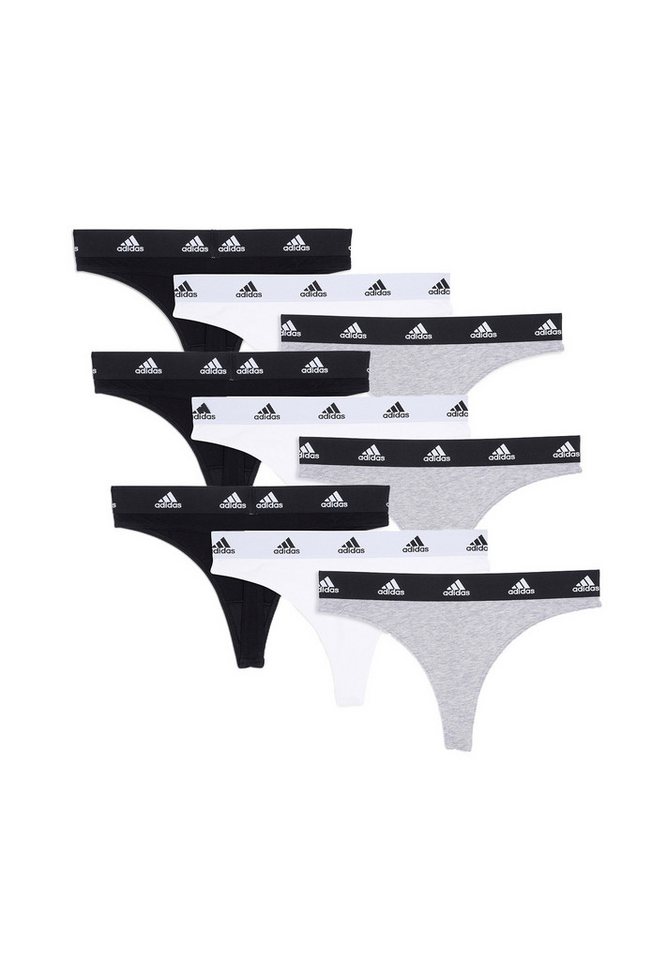 adidas Performance Panty Sportswear Thong 9P (Packung, 9-St., 9er-Pack) von adidas Performance