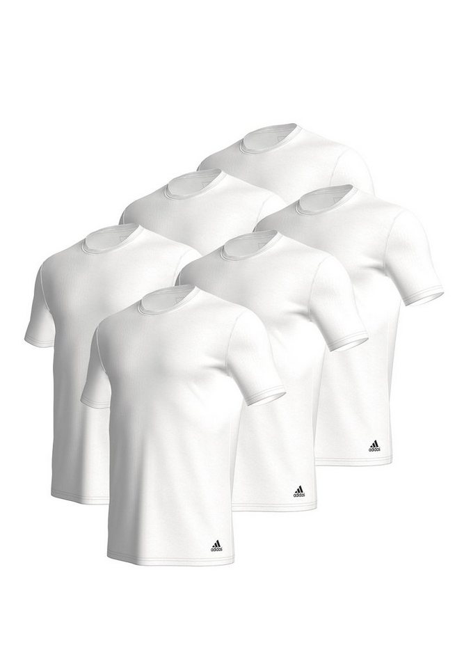 adidas Performance Poloshirt Crew Neck Shirt (6PK) (Packung, 6-tlg., 6er-Pack) von adidas Performance