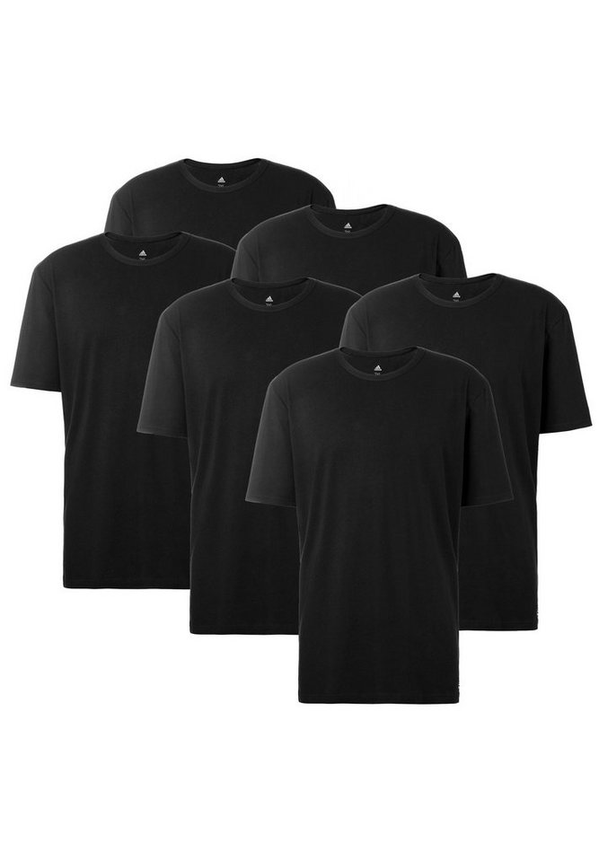 adidas Performance Poloshirt Crew Neck T-Shirt (6PK) (Packung, 6-tlg., 6er-Pack) von adidas Performance