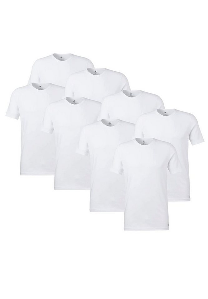 adidas Performance Poloshirt Crew Neck T-Shirt (8PK) (Packung, 8-tlg., 8er-Pack) von adidas Performance