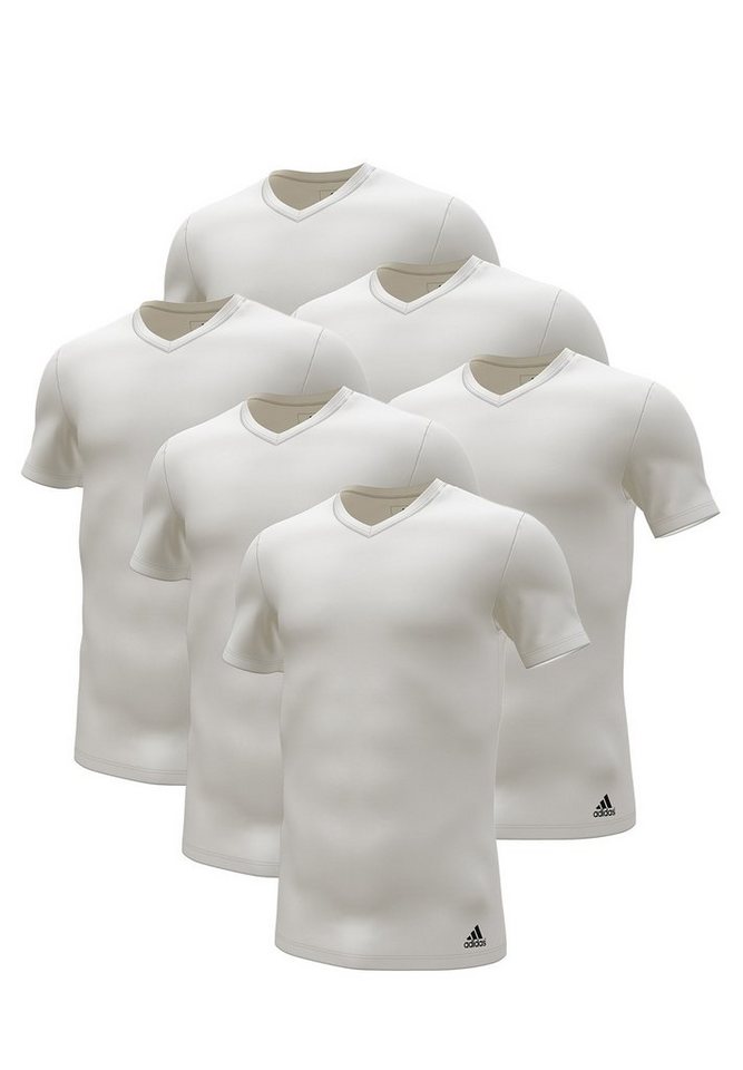 adidas Performance Poloshirt V Neck Shirt (6PK) (Packung, 6-tlg., 6er-Pack) von adidas Performance