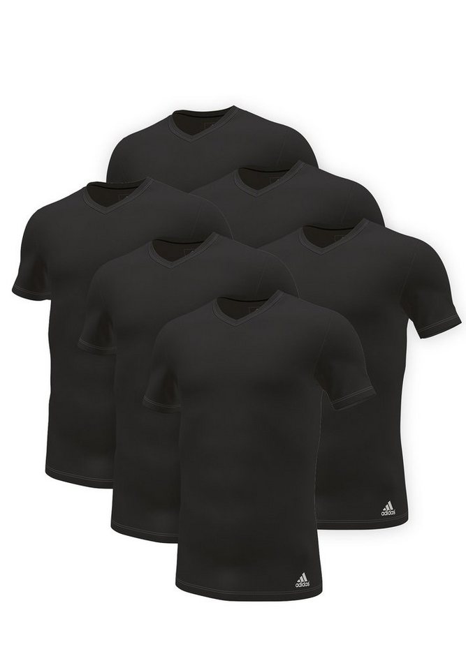 adidas Performance Poloshirt V Neck Shirt (6PK) (Packung, 6-tlg., 6er-Pack) von adidas Performance