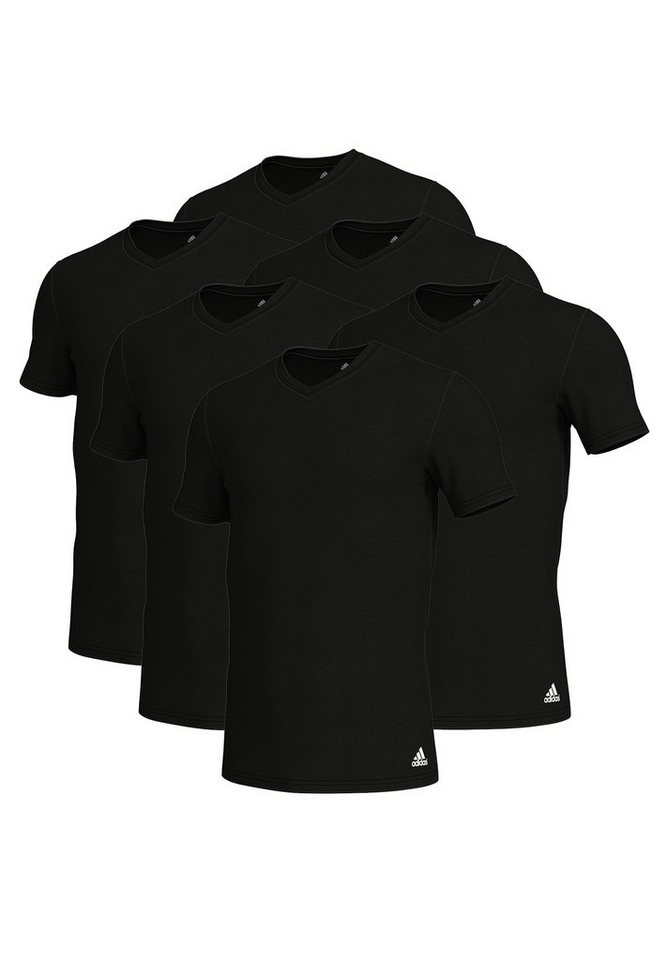 adidas Performance Poloshirt V-Neck T-Shirt (6PK) (Packung, 6-tlg., 6er-Pack) von adidas Performance