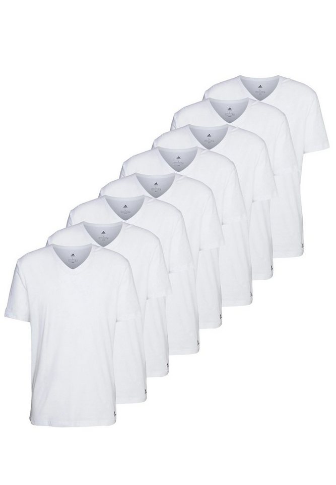adidas Performance Poloshirt V-Neck T-Shirt (8PK) (Packung, 8-tlg., 8er-Pack) von adidas Performance