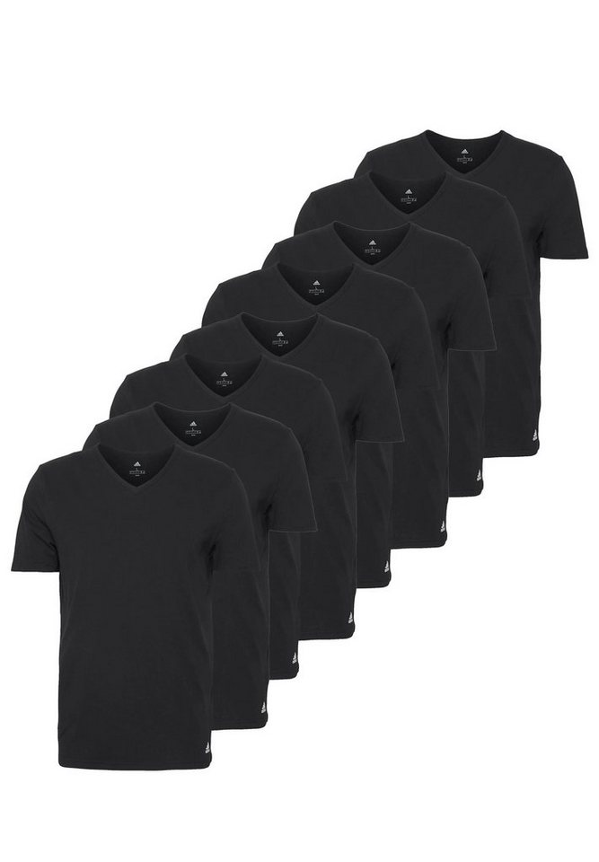 adidas Performance Poloshirt V-Neck T-Shirt (8PK) (Packung, 8-tlg., 8er-Pack) von adidas Performance