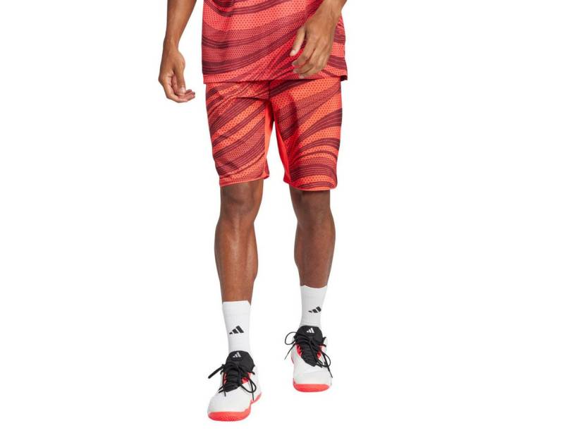 adidas Performance Shorts Tennishose Club Climacool Graphic 9in kurz rot Herren von adidas Performance