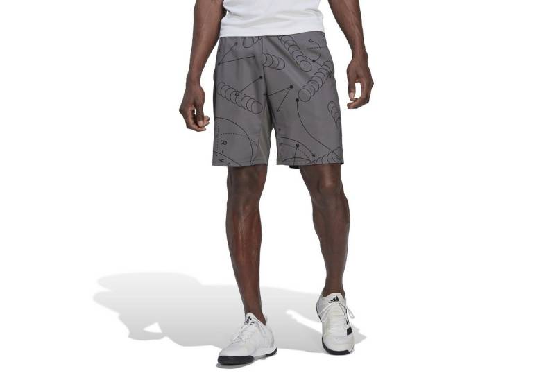 adidas Performance Shorts Tennishose Club Graphic kurz grau Herren von adidas Performance