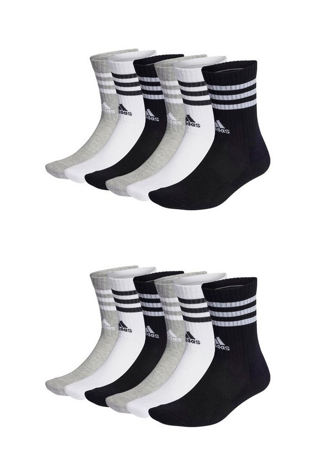 adidas Performance Socken 3S CSH CRW 12 Paar (Spar-Pack, 12-Paar, 12er-Pack) von adidas Performance