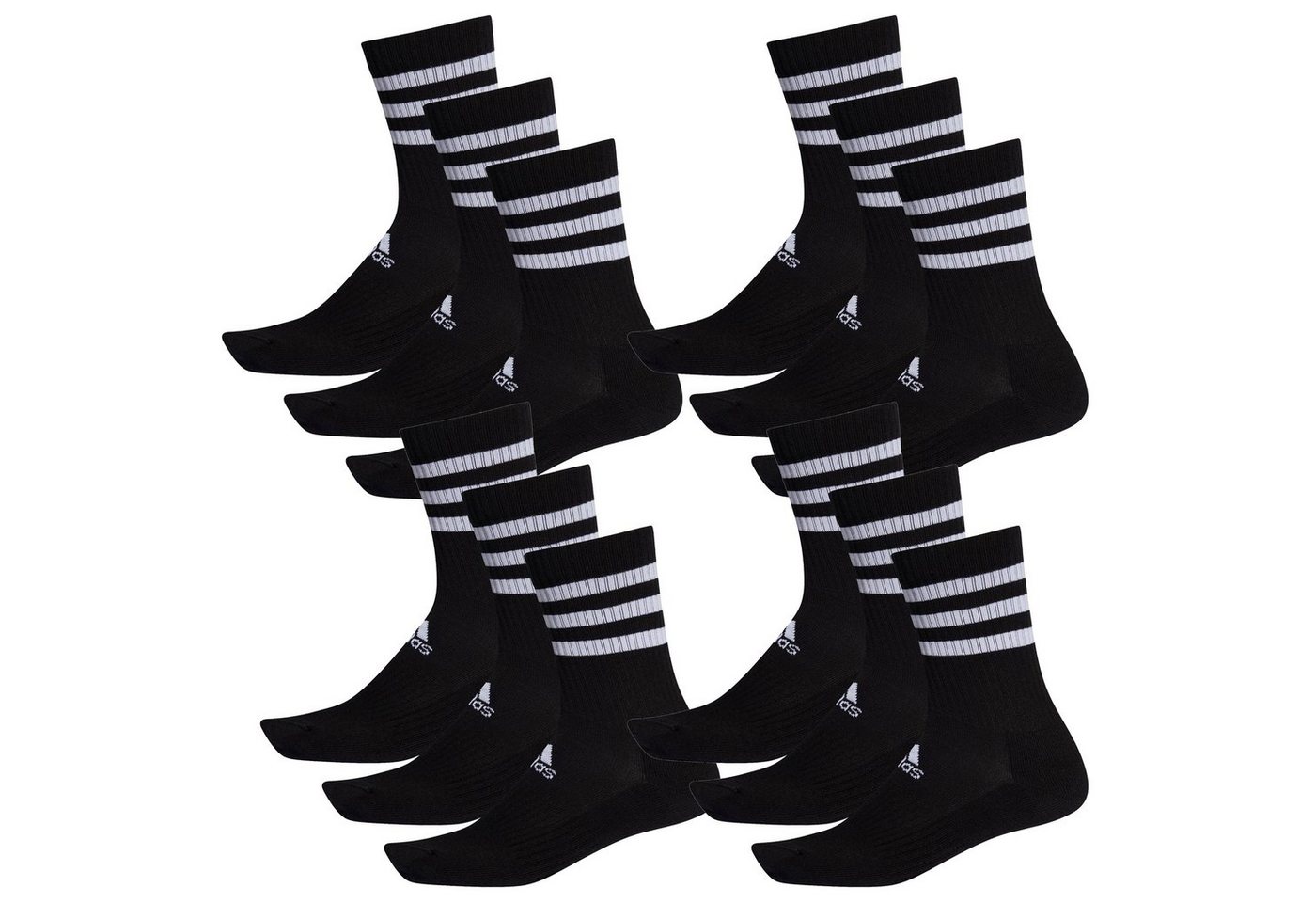 adidas Performance Socken 3S CSH CRW 12 Paar (Spar-Pack, 12-Paar, 12er-Pack) von adidas Performance