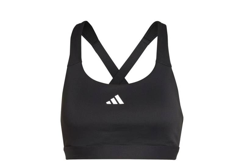 adidas Performance Sport-BH TLRDRCT HS BRA BLACK von adidas Performance