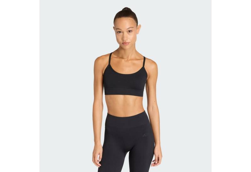 adidas Performance Sport-BH WORKOUT ESSENTIALS KNIT LIGHT SUPPORT PADDED BH (1-tlg) von adidas Performance