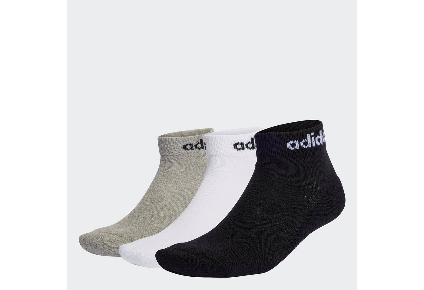 adidas Performance Sportsocken LINEAR CUSHIONED ANKLE SOCKEN, 3 PAAR (3-Paar) von adidas Performance