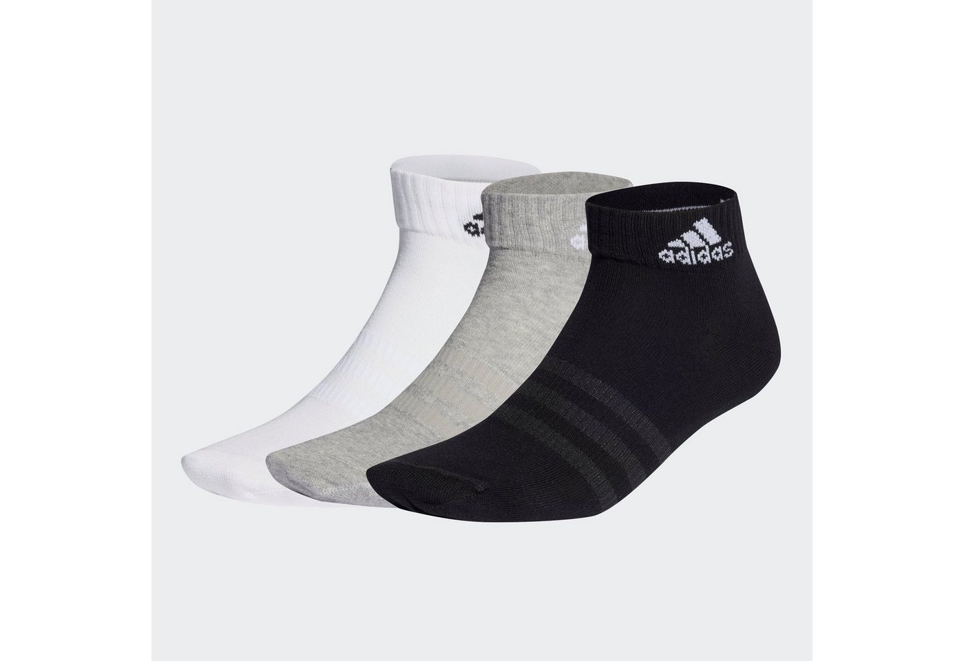 adidas Performance Sportsocken THIN AND LIGHT ANKLE SOCKEN, 3 PAAR (3-Paar) von adidas Performance