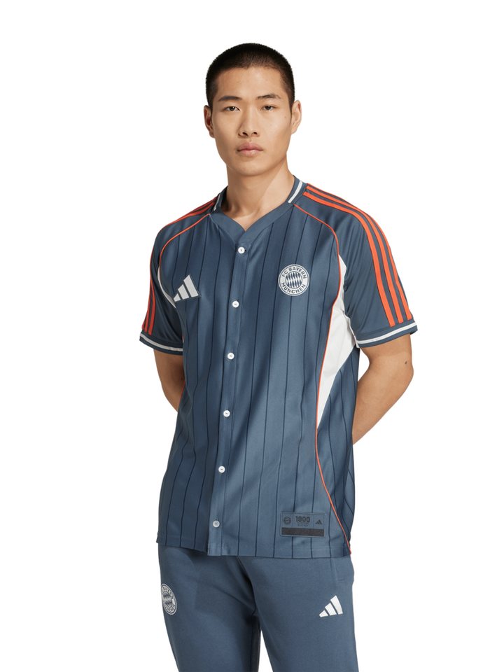 adidas Performance T-Shirt FC Bayern München, Baseballshirt US, Unisex, Navy von adidas Performance