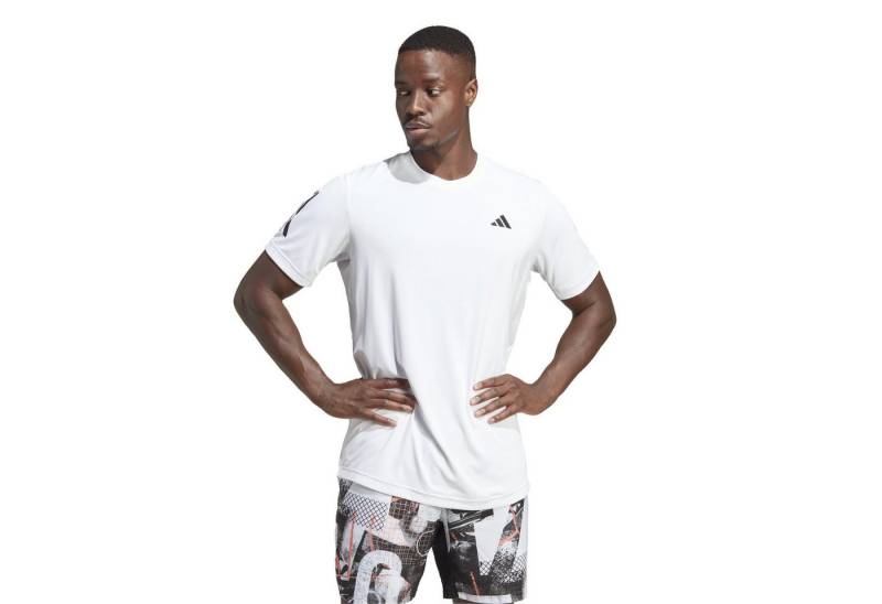 adidas Performance T-Shirt Club 3-Streifen weiss Herren von adidas Performance