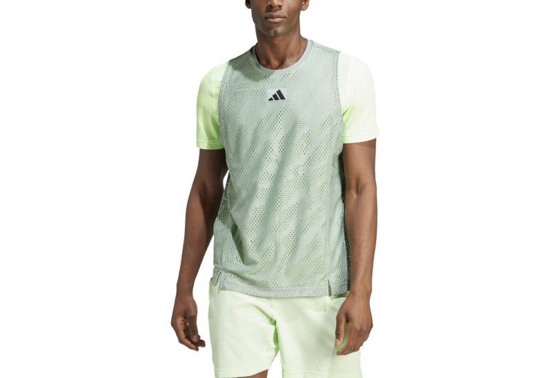 adidas Performance T-Shirt Melbourne Pro Layering Aeroraeady 2024 grün Herren von adidas Performance