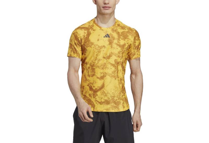 adidas Performance T-Shirt Tennis Paris Freelift (Recycling-Polyester) HEAT.RDY gelb Herren von adidas Performance