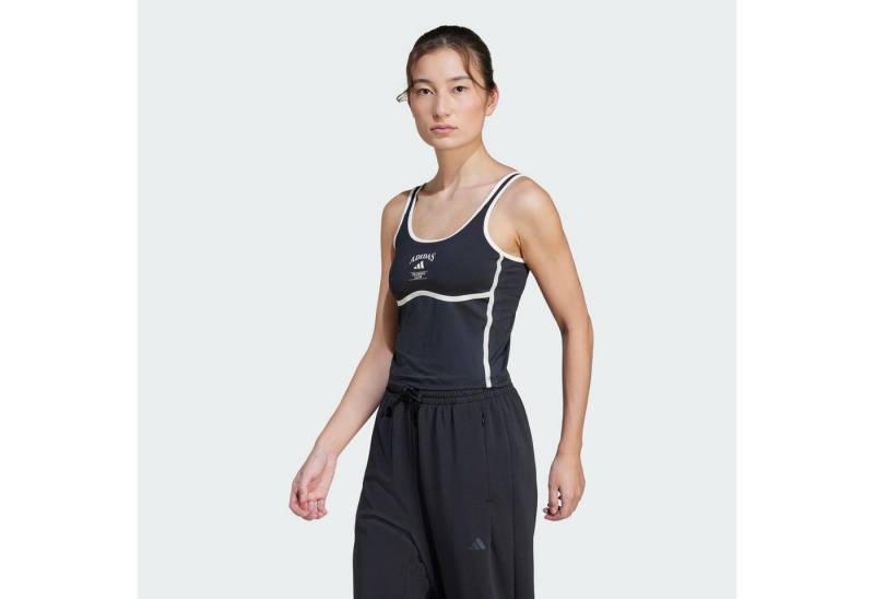 adidas Performance Tanktop INTEGRATED LOW-SUPPORT BRA HERITAGE TANKTOP von adidas Performance
