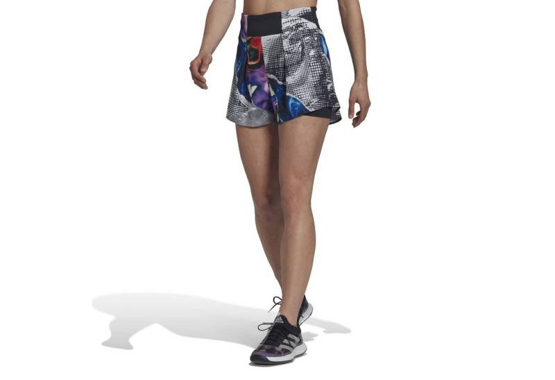 adidas Performance Tennisshort US Series Ergo Printed Aeroready (integrierte Tight) schwarz/bunt von adidas Performance