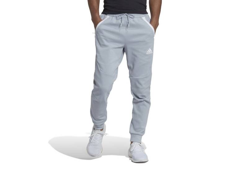 adidas Performance Trainingshose Designed for Gameday Hose lang (Baumwollmix, schmal) grau Herren von adidas Performance