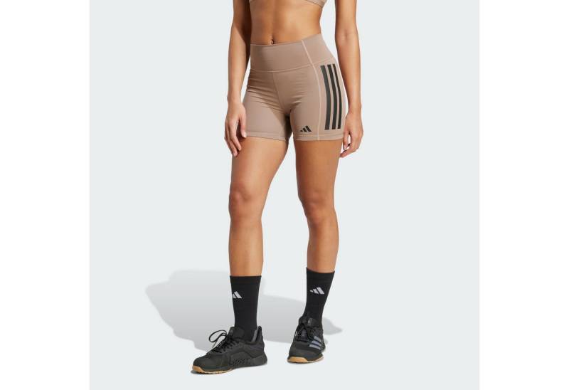 adidas Performance Trainingstights OPTIMÉ 3-STRIPES 1/4 SHORT LEGGINGS von adidas Performance