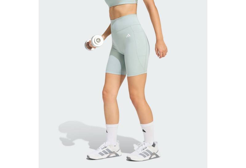 adidas Performance Trainingstights OPTIMÉ ESSENTIALS 7-ZOLL KURZE LEGGINGS MIT TASCHE (1-tlg) von adidas Performance