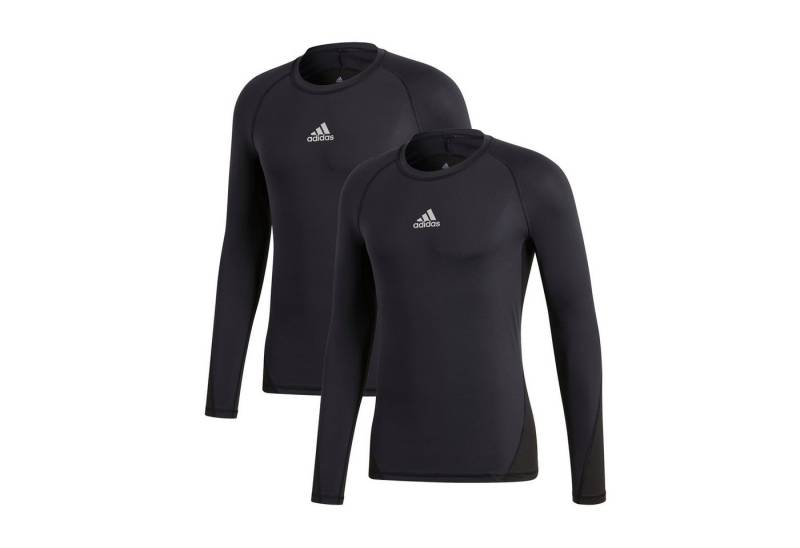 adidas Performance Unterziehshirt adidas Herren Langarm Shirt ALPHASKIN TECHFIT 2Pack von adidas Performance