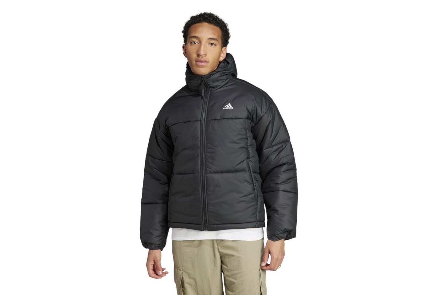 adidas Performance Winterjacke BSC 3-Streifen Hooded Puffer schwarz Herren von adidas Performance