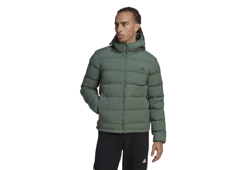 adidas Performance Winterjacke Winter-Daunenjacke Helionic Soft Hooded (wind- wasserabweisend) grün von adidas Performance