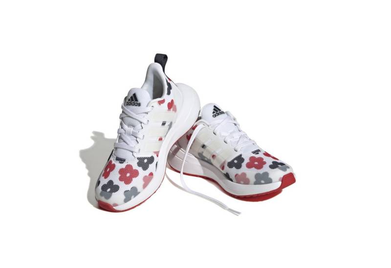 adidas Performance Fortarun 2.0 (Freizeit, Cloudfoam, Schnürsenkel) weiss/rot Mädchen Laufschuh von adidas Performance