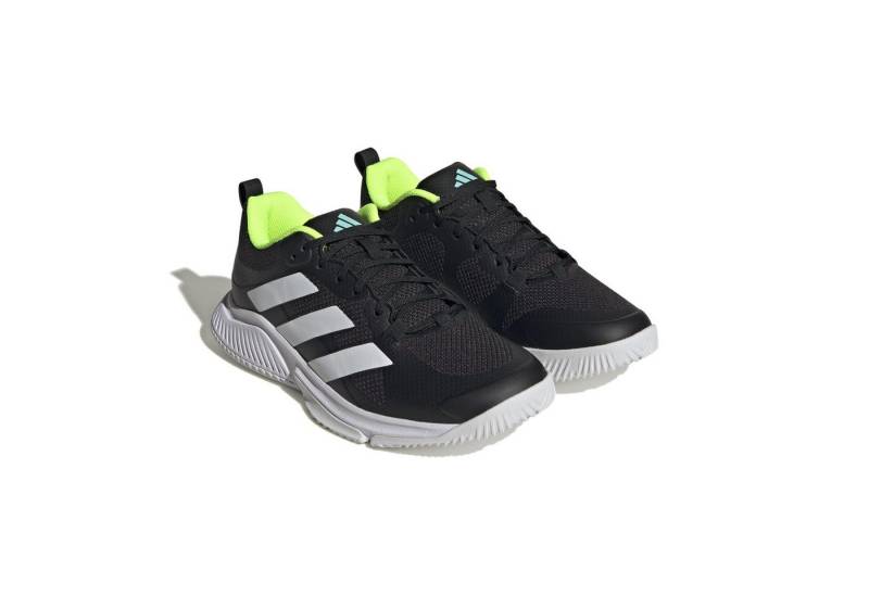 adidas Performance Hallen-Indoorschuhe Court Team Bounce 2 schwarz/weiss Damen Squashschuh von adidas Performance