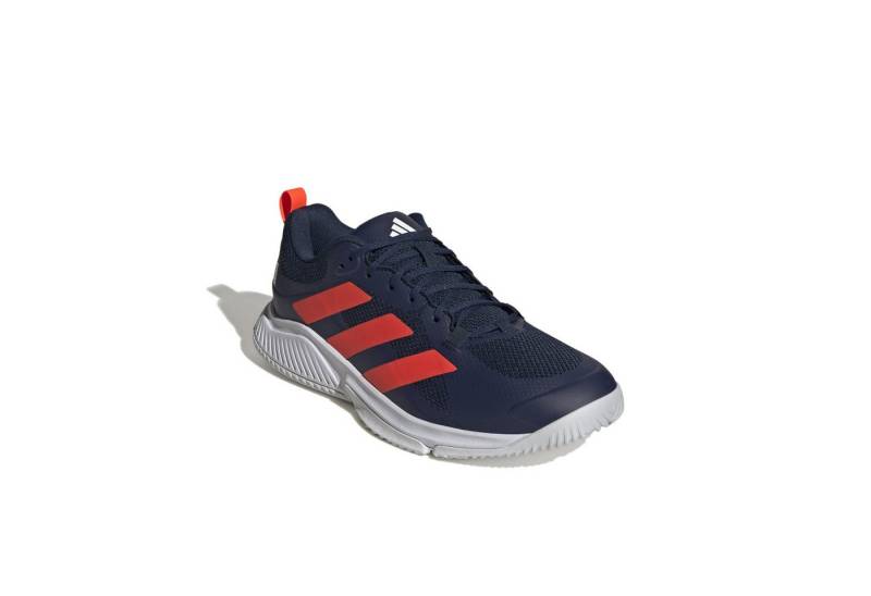 adidas Performance Hallen-Indooschuhe Court Team Bounce 2.0 dunkelblau/solarrot Herren Badmintonschuh von adidas Performance