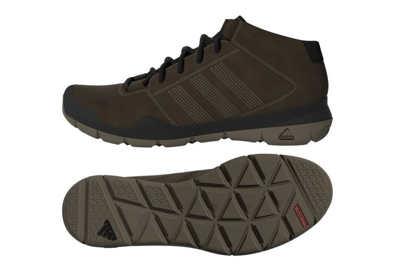 adidas Performance Wander-Travelschuhe Anzit Mid DLX (weiches Nubukleder) braun Herren Wanderschuh von adidas Performance