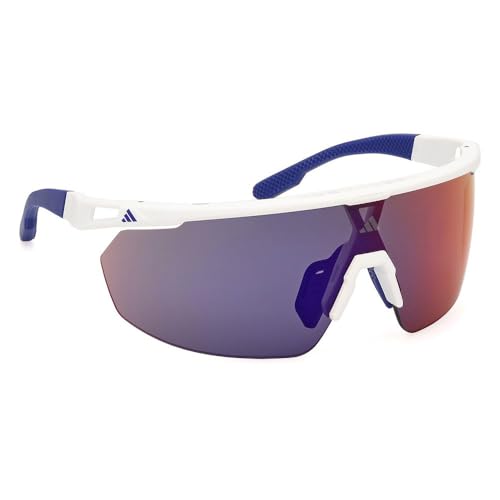 adidas Sport Unisex-Erwachsene SP0094 Sonnenbrille, White, Einheitsgröße von adidas