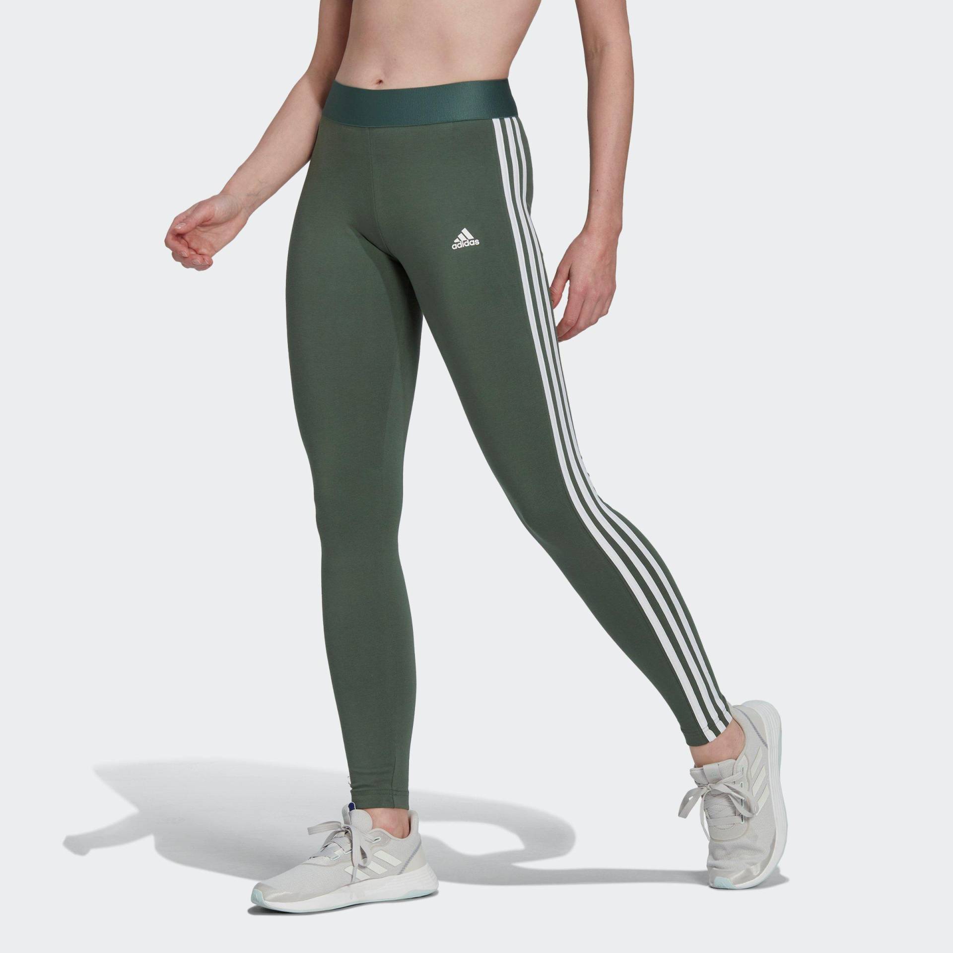 Große Größen: Leggings, grau-schwarz, Gr.L-XXL von adidas Sportswear