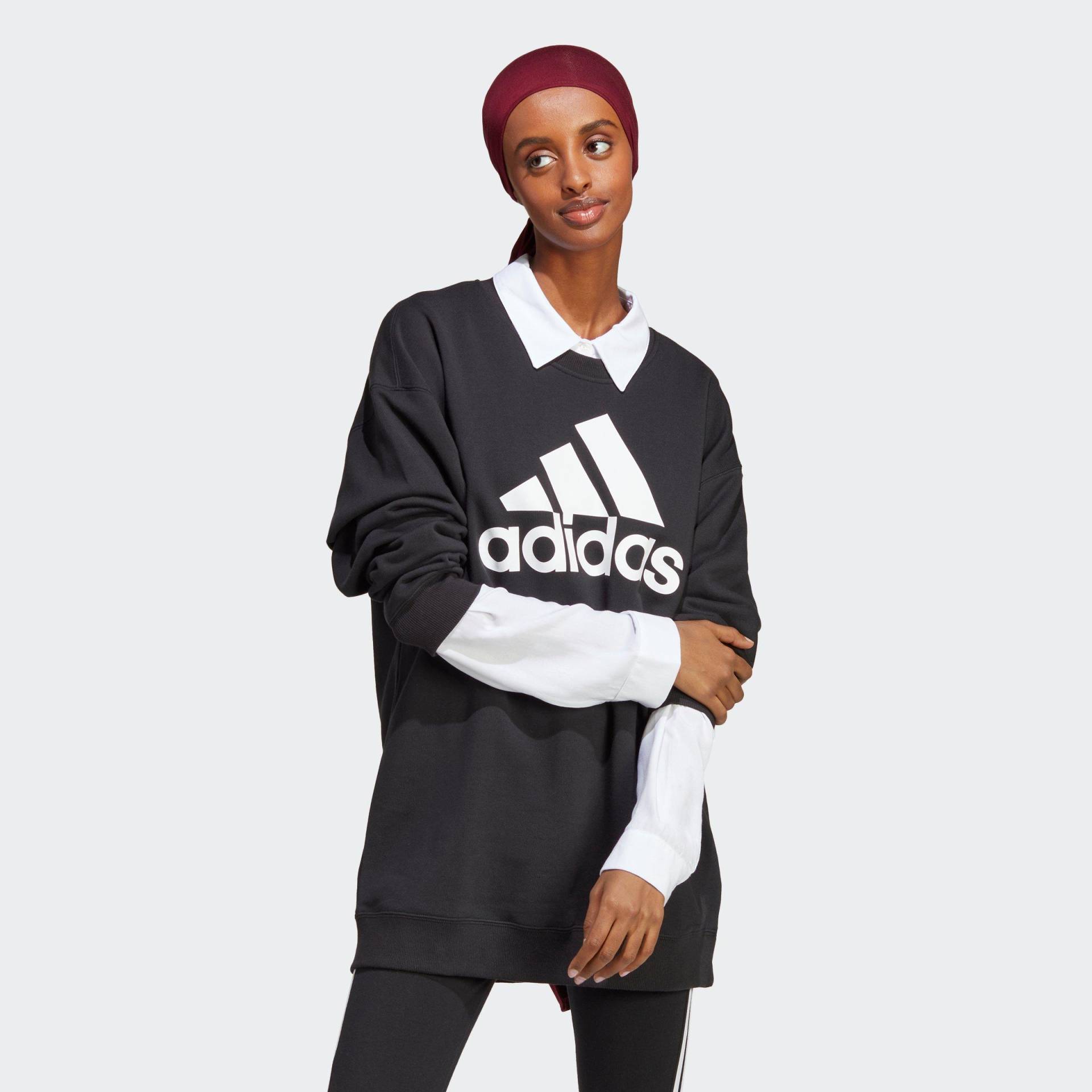 Große Größen: Sweatshirt, schwarz-weiß, Gr.L-XXL von adidas Sportswear