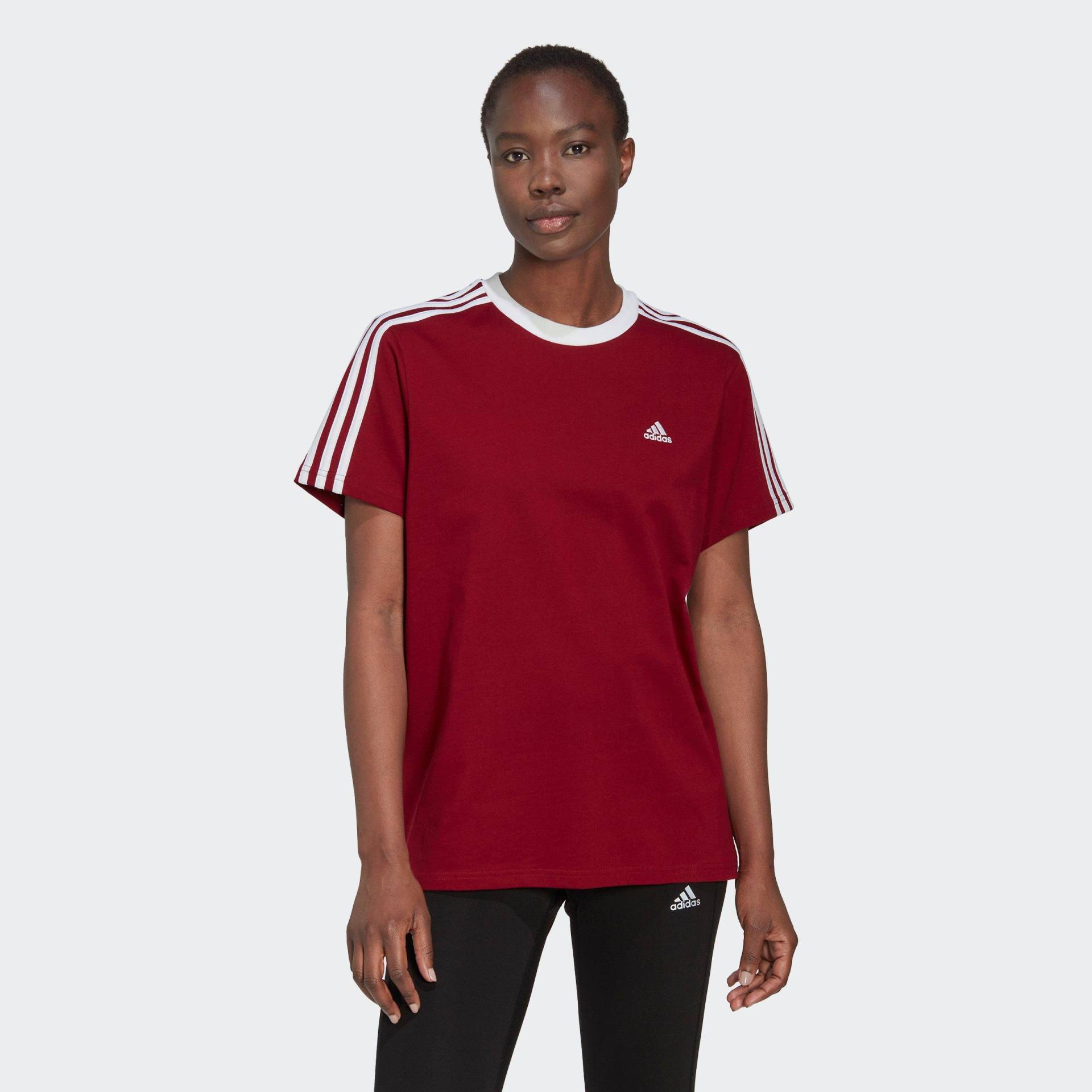 Große Größen: T-Shirt, burgund, Gr.L-XXL von adidas Sportswear