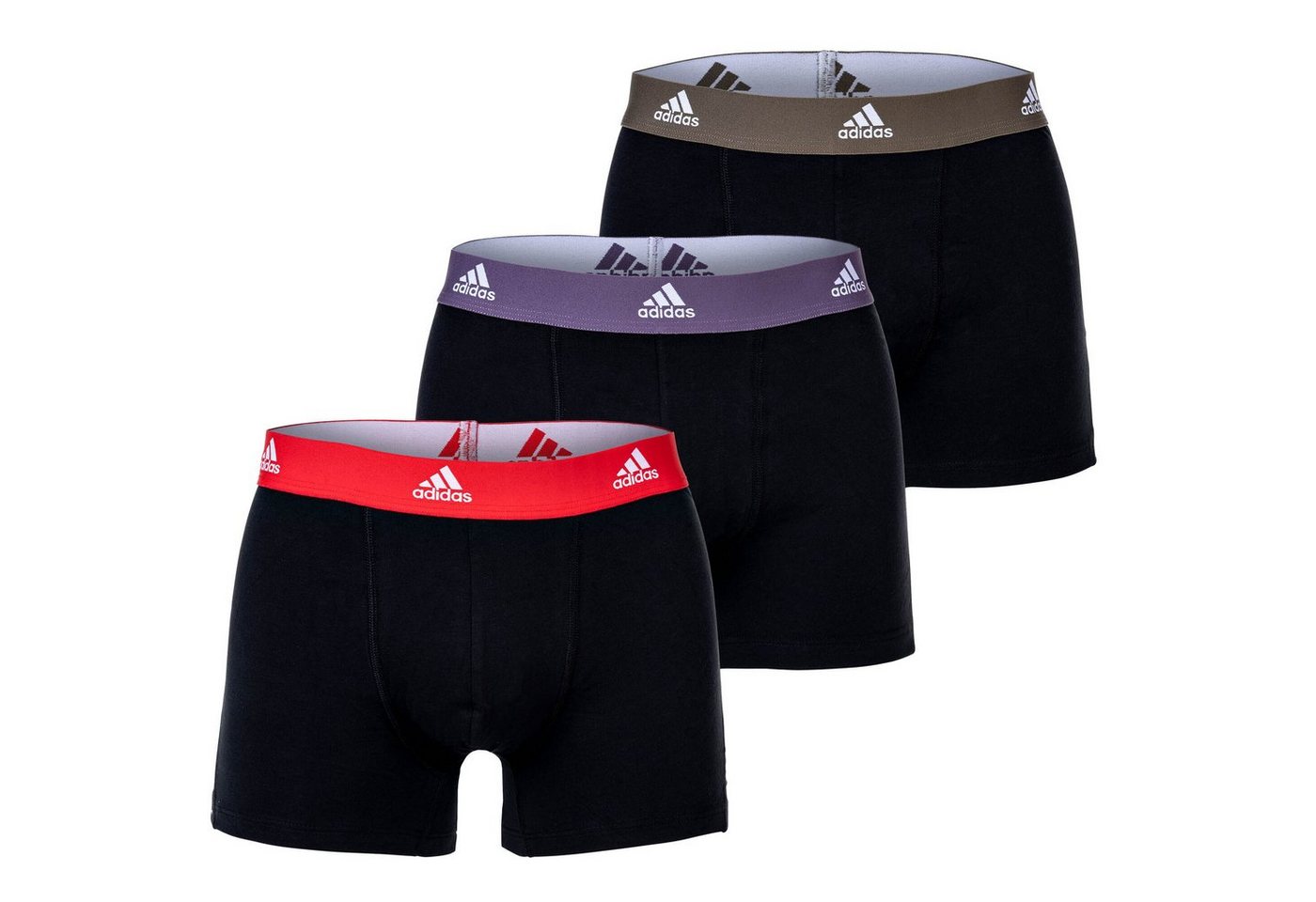 adidas Sportswear Boxer Herren Boxershorts, 3er Pack - Trunks, Active Flex von adidas Sportswear