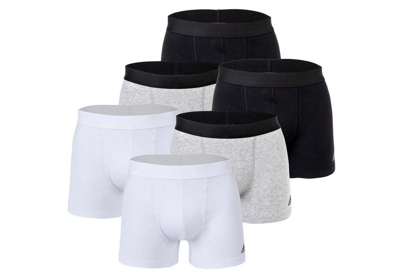 adidas Sportswear Boxer Herren Boxershorts, 6er Pack - Trunks, Active Flex von adidas Sportswear