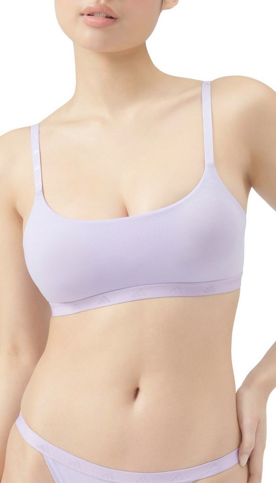 adidas Sportswear Bralette-BH Active Essentials Cotton verstellbare Träger von adidas Sportswear