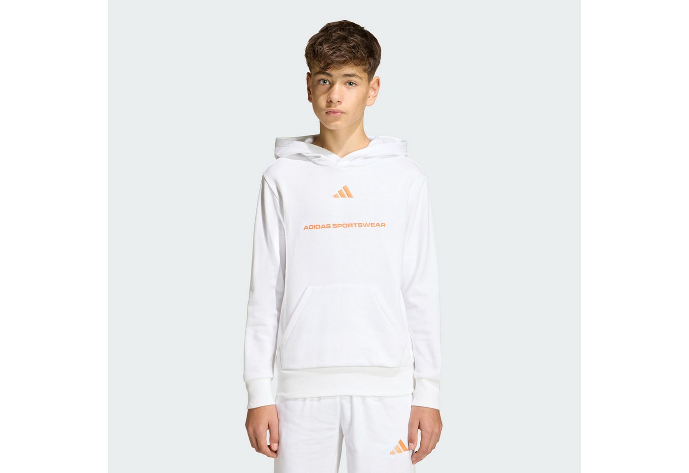 adidas Sportswear Crop-Top ADIDAS SLOGAN FLEECE-HOODIE (1-tlg) von adidas Sportswear