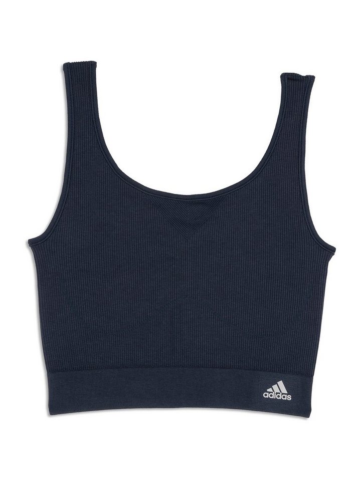 adidas Sportswear Crop-Top Ripp Stretch bra bustier bh von adidas Sportswear