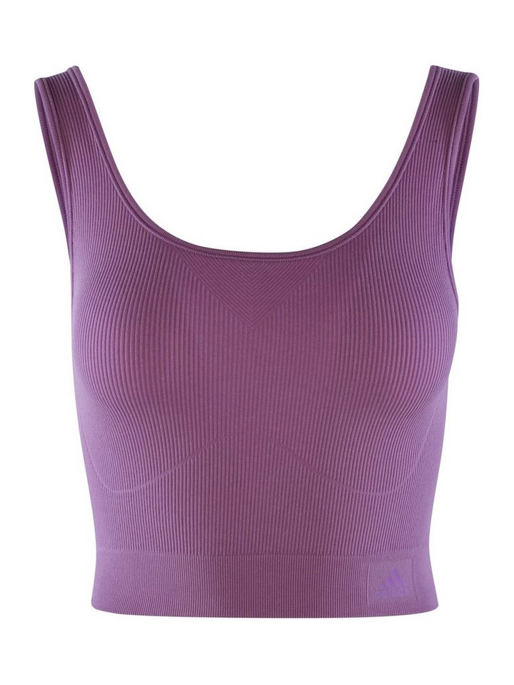 adidas Sportswear Crop-Top Ripp Stretch bra bustier bh von adidas Sportswear