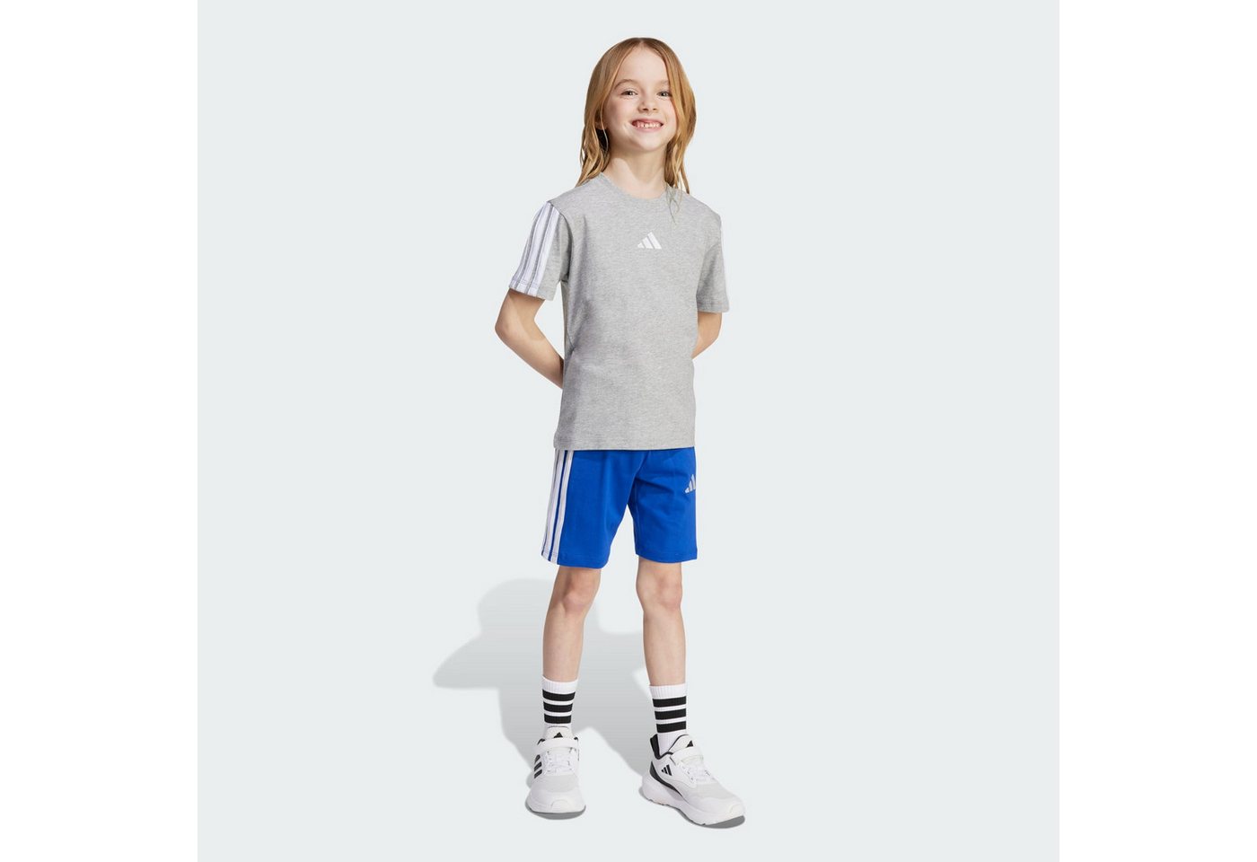 adidas Sportswear Freizeitanzug ESSENTIALS KIDS T-SHIRT-SET von adidas Sportswear