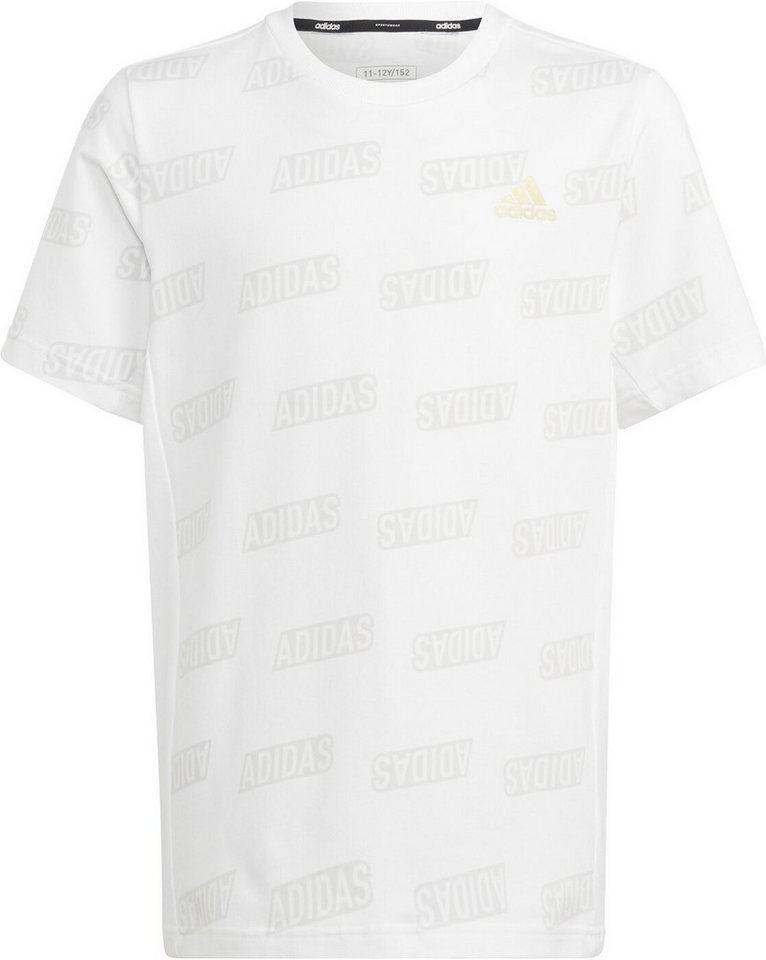 adidas Sportswear Funktionsshirt JB BLUV Q4AOP T 000 WHITE/GREONE/GOLDMT von adidas Sportswear