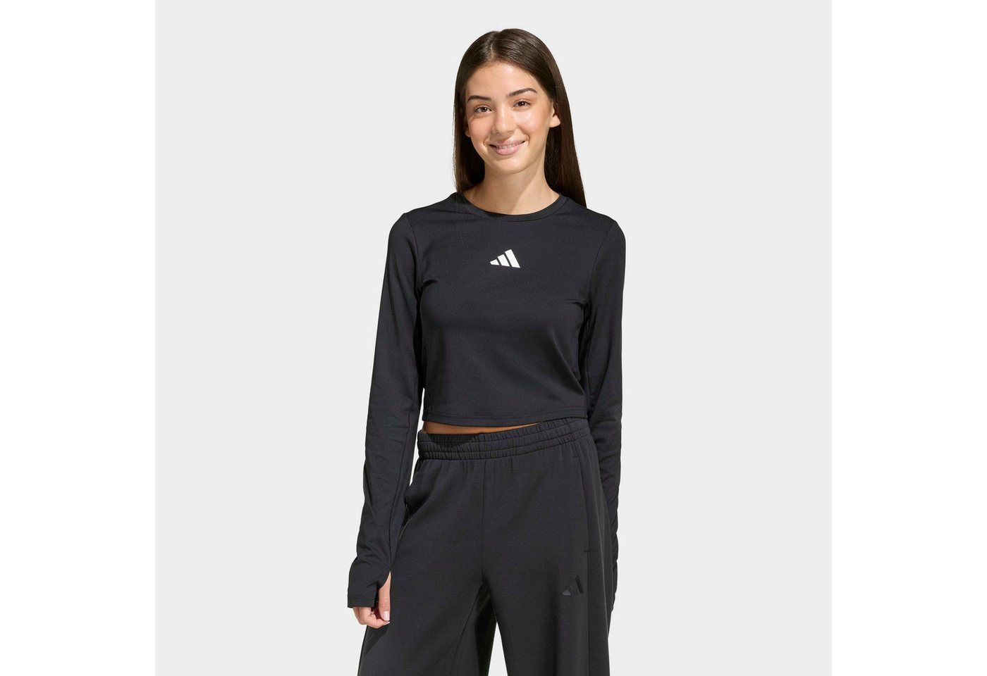 adidas Sportswear Funktionsshirt JG TF CROP LS von adidas Sportswear