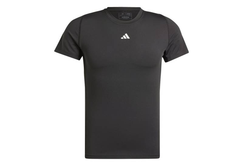 adidas Sportswear Funktionsshirt Techfit Short Sleeve Herren Funktions- T-Shirt schwarz von adidas Sportswear